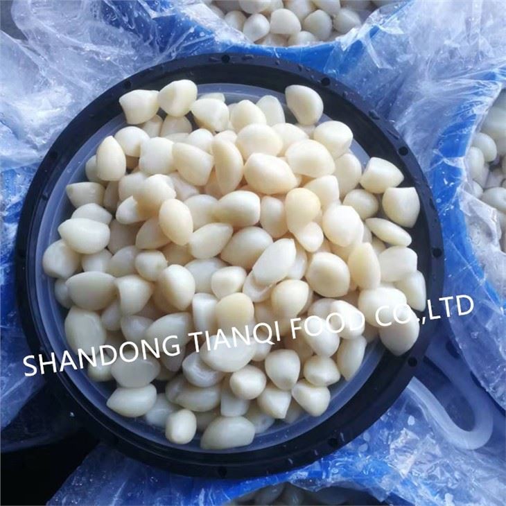High quality normal White garlic cloves in brine in drums