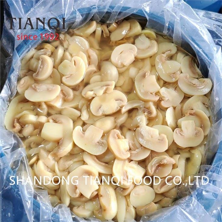 Champiñón Blanco en Salmuera en Tambores