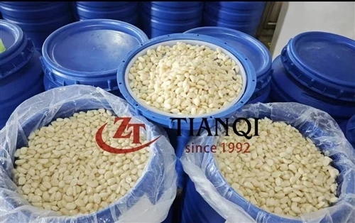 Dientes de ajo blanco en salmuera en tambores: tendencias del mercado para 2026